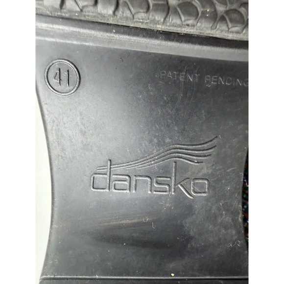 Dansko XP Slip On Clog Prism Black Leather Size 41 EU 10.5-11 US - Picture 11 of 11